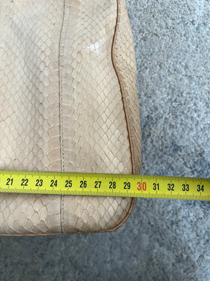 Prada SS1998 python leather plastic handle bag