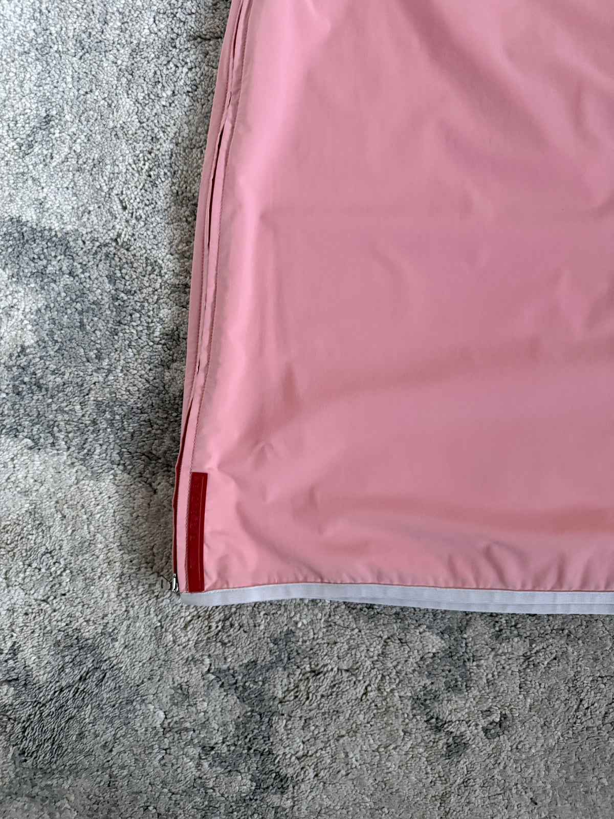 Prada 1999 zip nylon skirt
