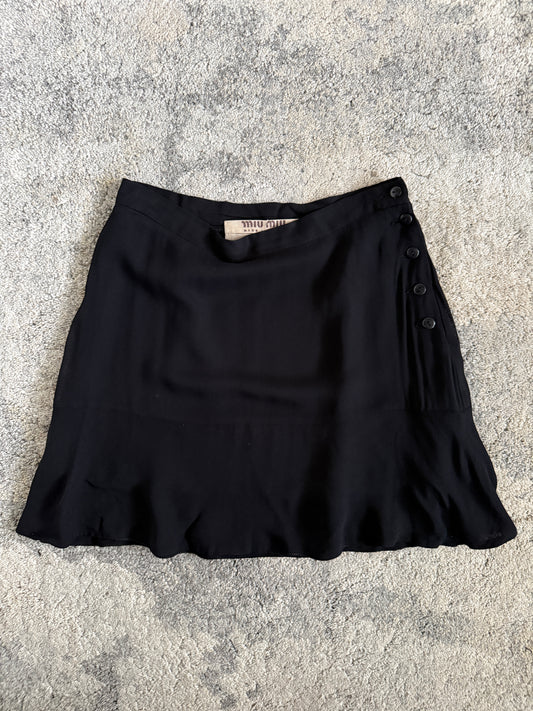 Miu Miu SS1993 rayon mini skirt