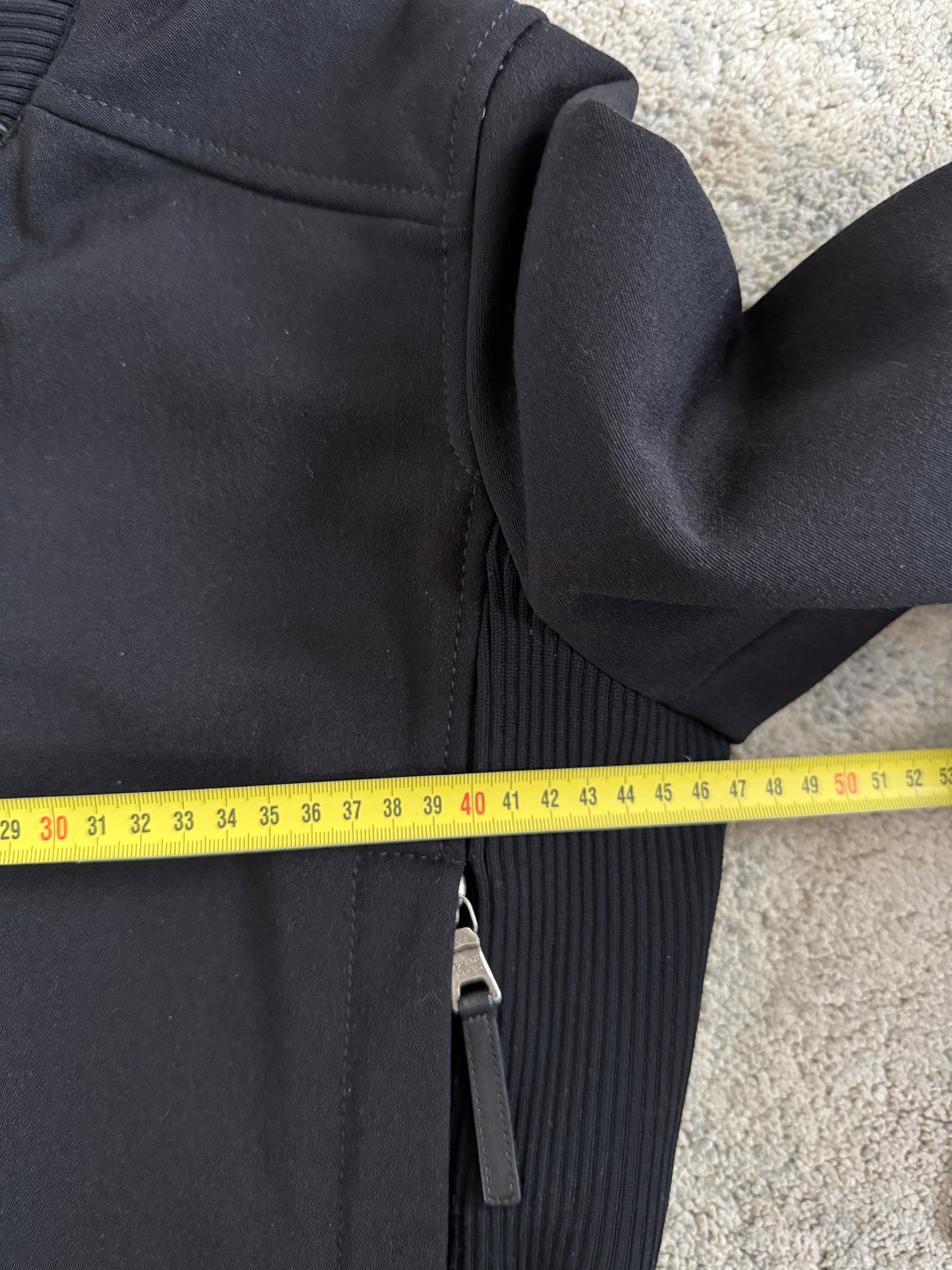 Prada FW2000 nylon with removable fur collar