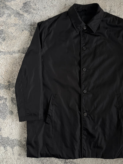 Prada 1998 nylon mid length trench
