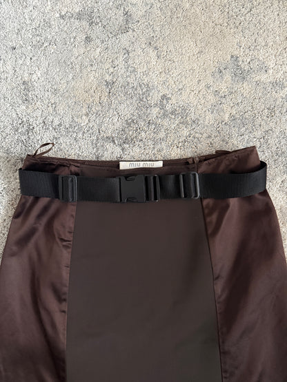 Miu Miu FW1999 buckle skirt