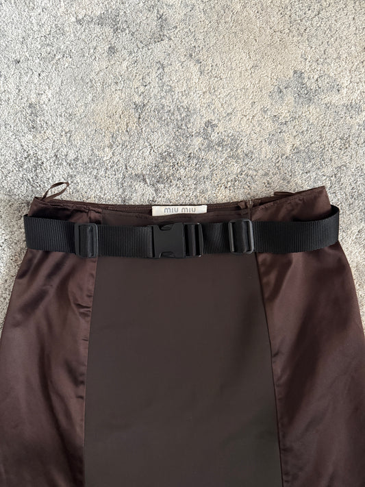 Miu Miu FW1999 buckle skirt