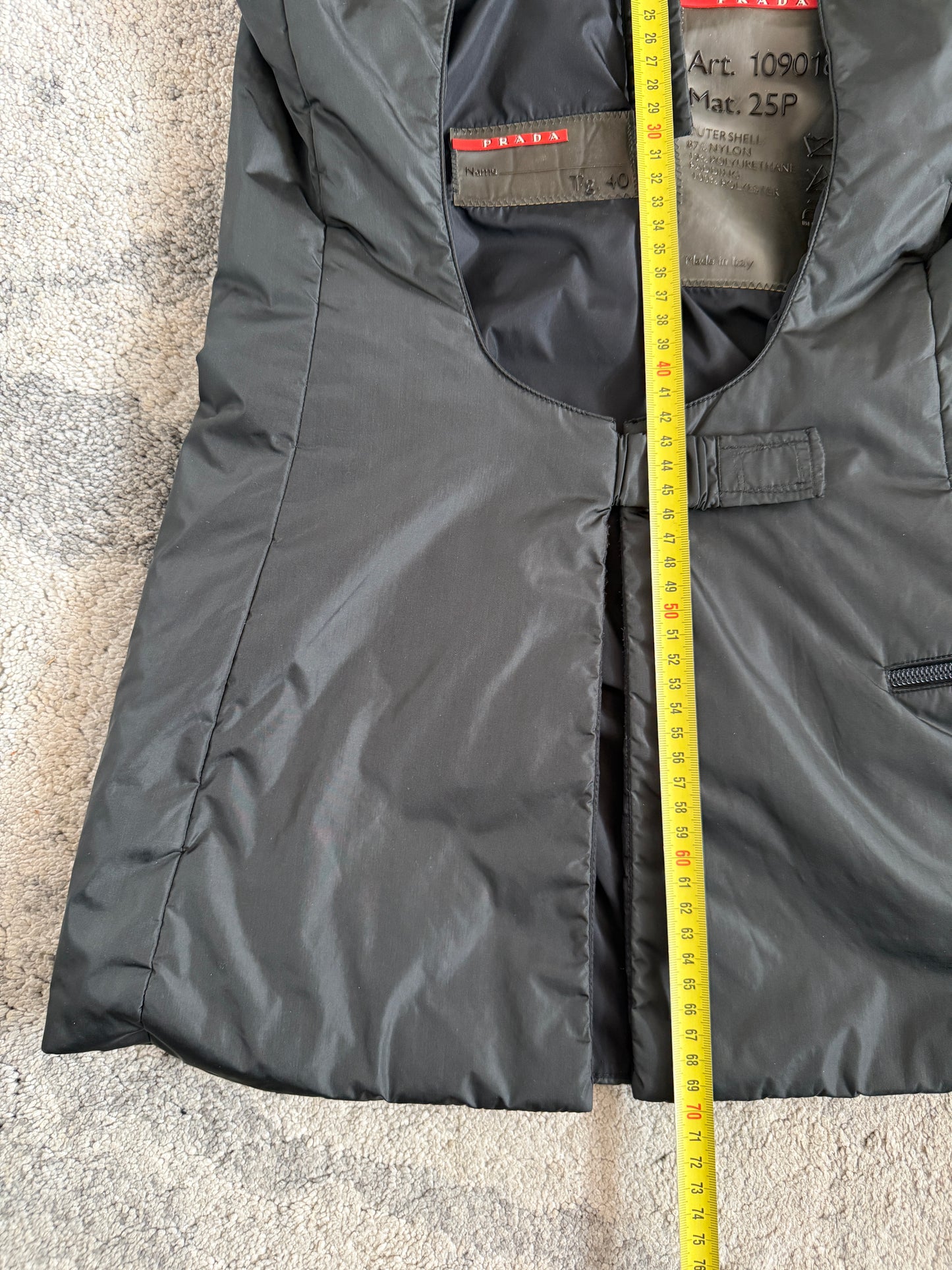 Prada FW1999 padded nylon vest/dress