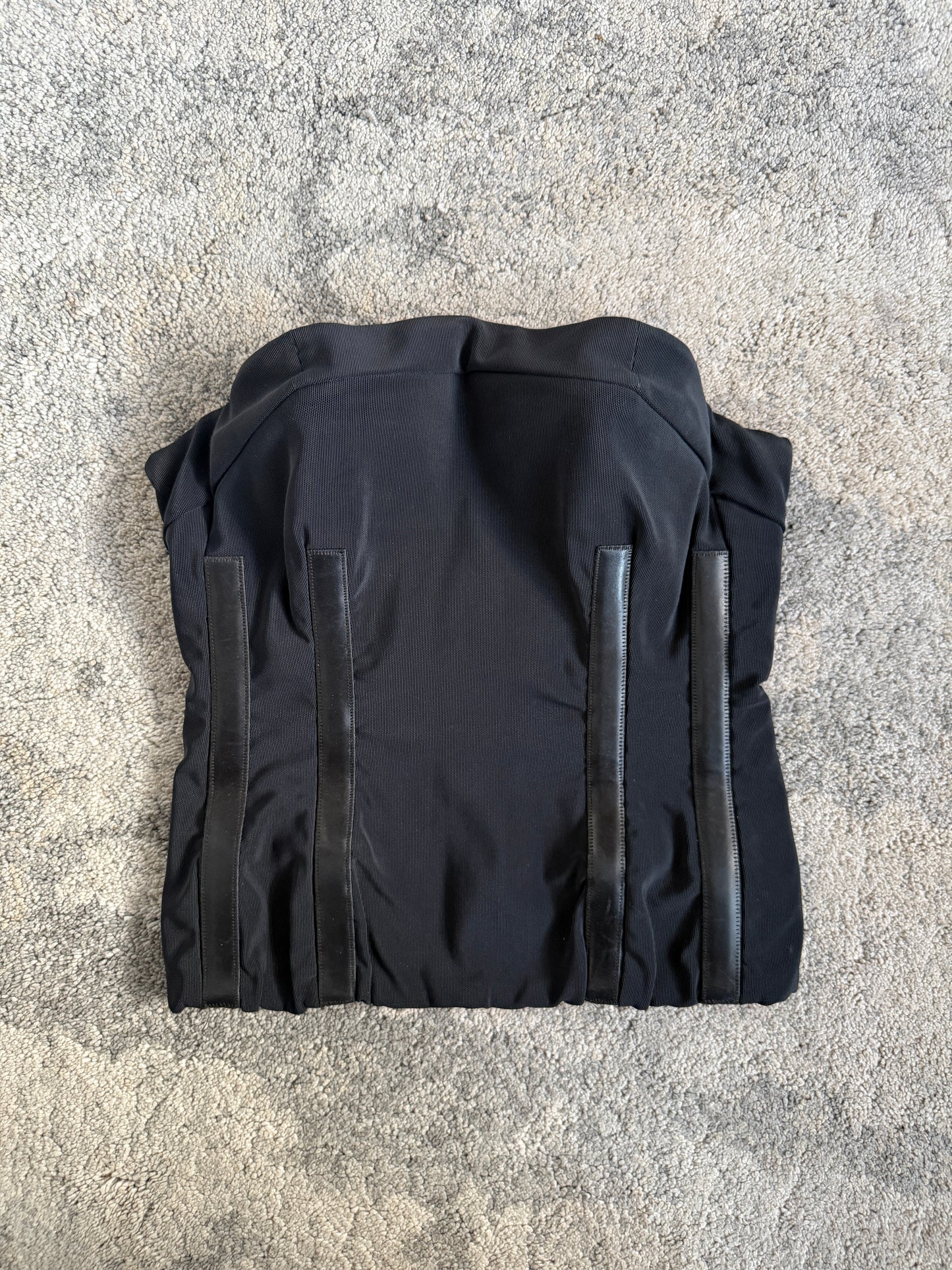 Gucci SS2001 mesh & leather corset by Tom Ford