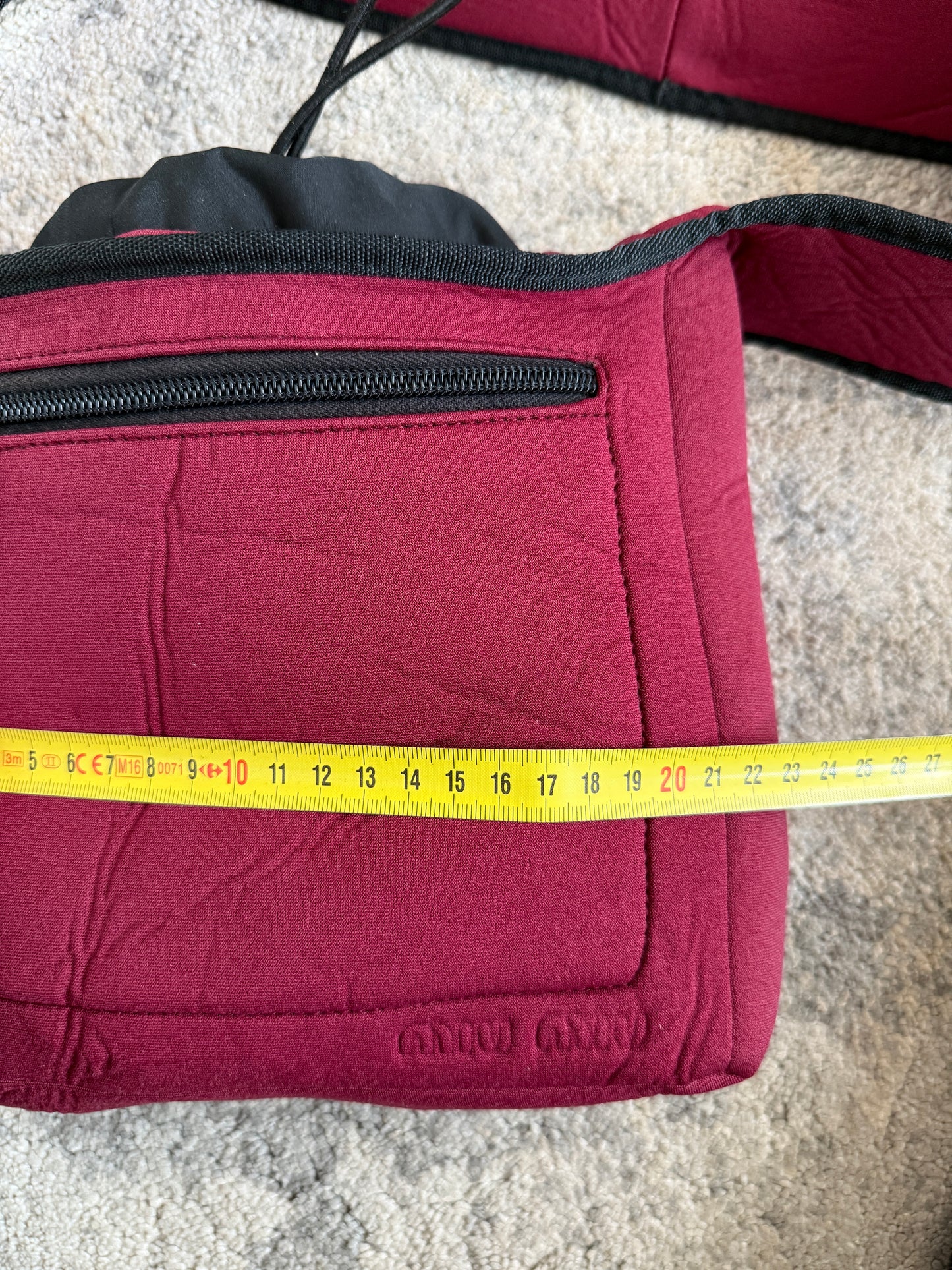 Miu Miu 1999 neoprene bag