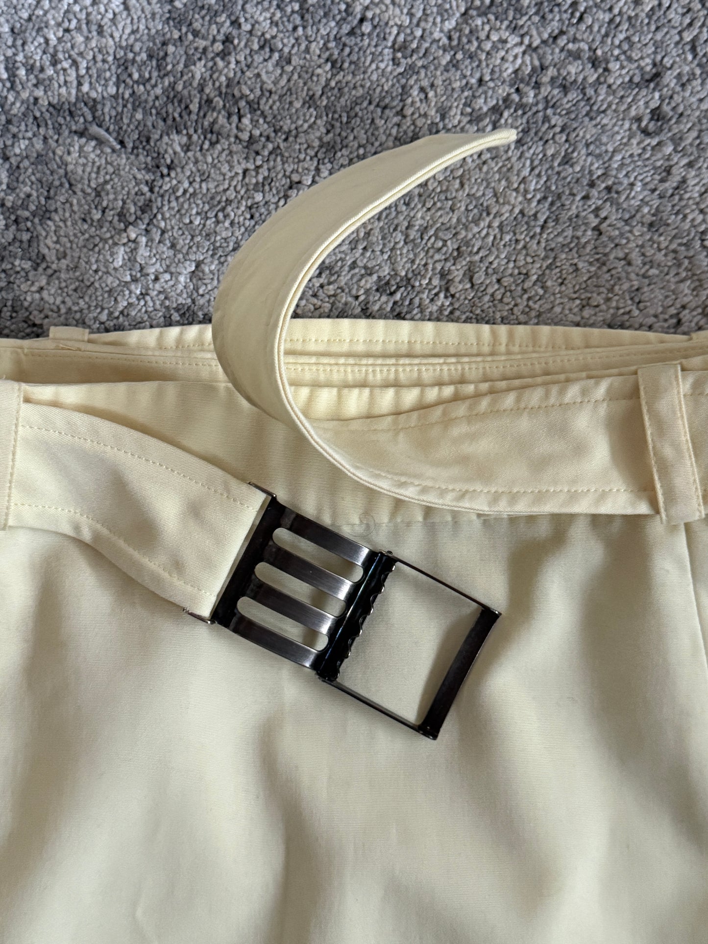 Miu Miu 1993 nylon & rayon mini skirt