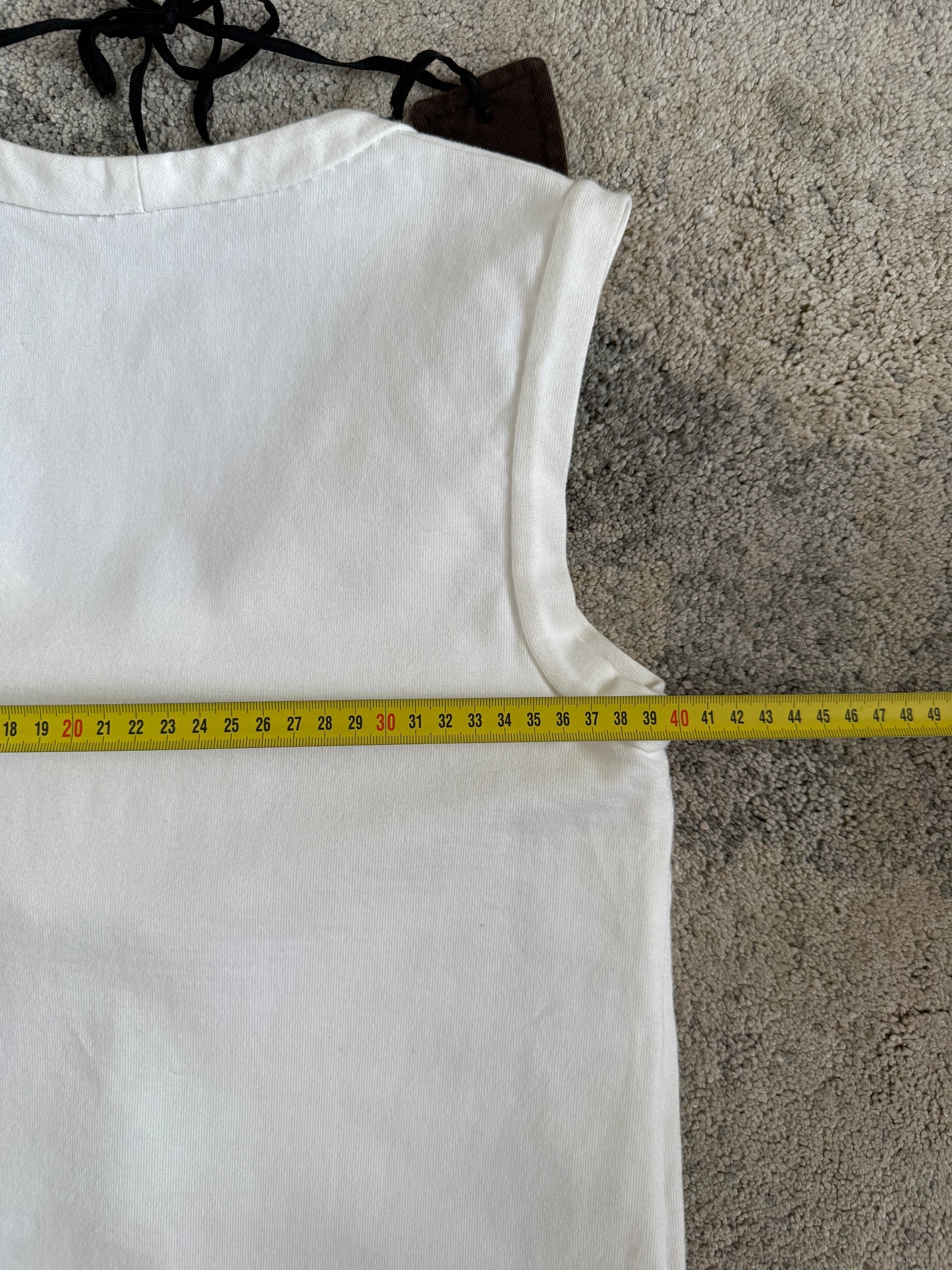 Prada SS2003 embellished collar tank top