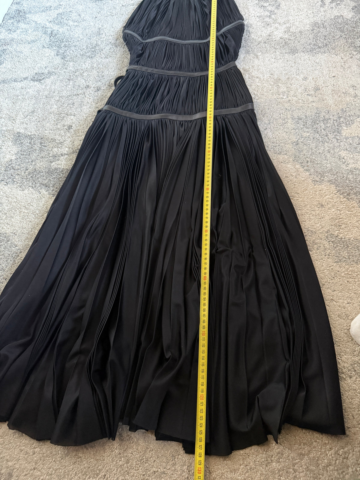 Prada FW2002 silk pleated dress