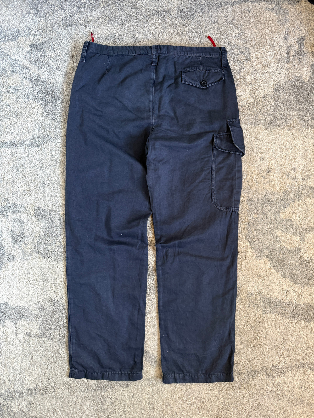 Prada 2000’s linen & cotton cargo pants