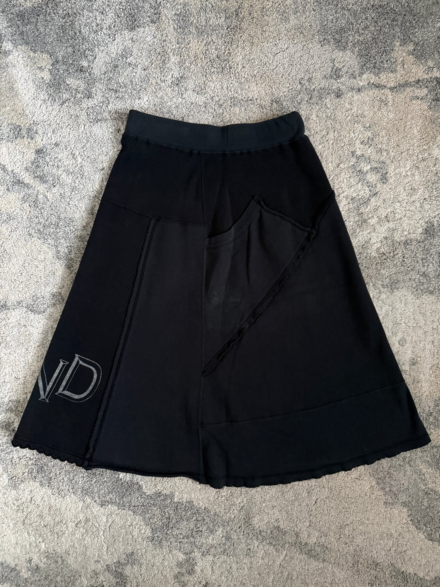 Undercover FW2003 "Paperdoll" hybrid skirt