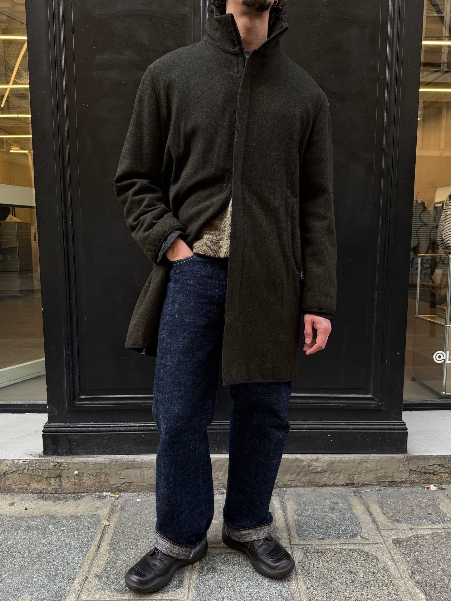 Prada 2000’s wool long coat