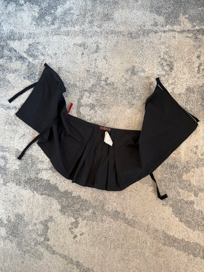 Prada 2000’s cotton wallet mini skirt