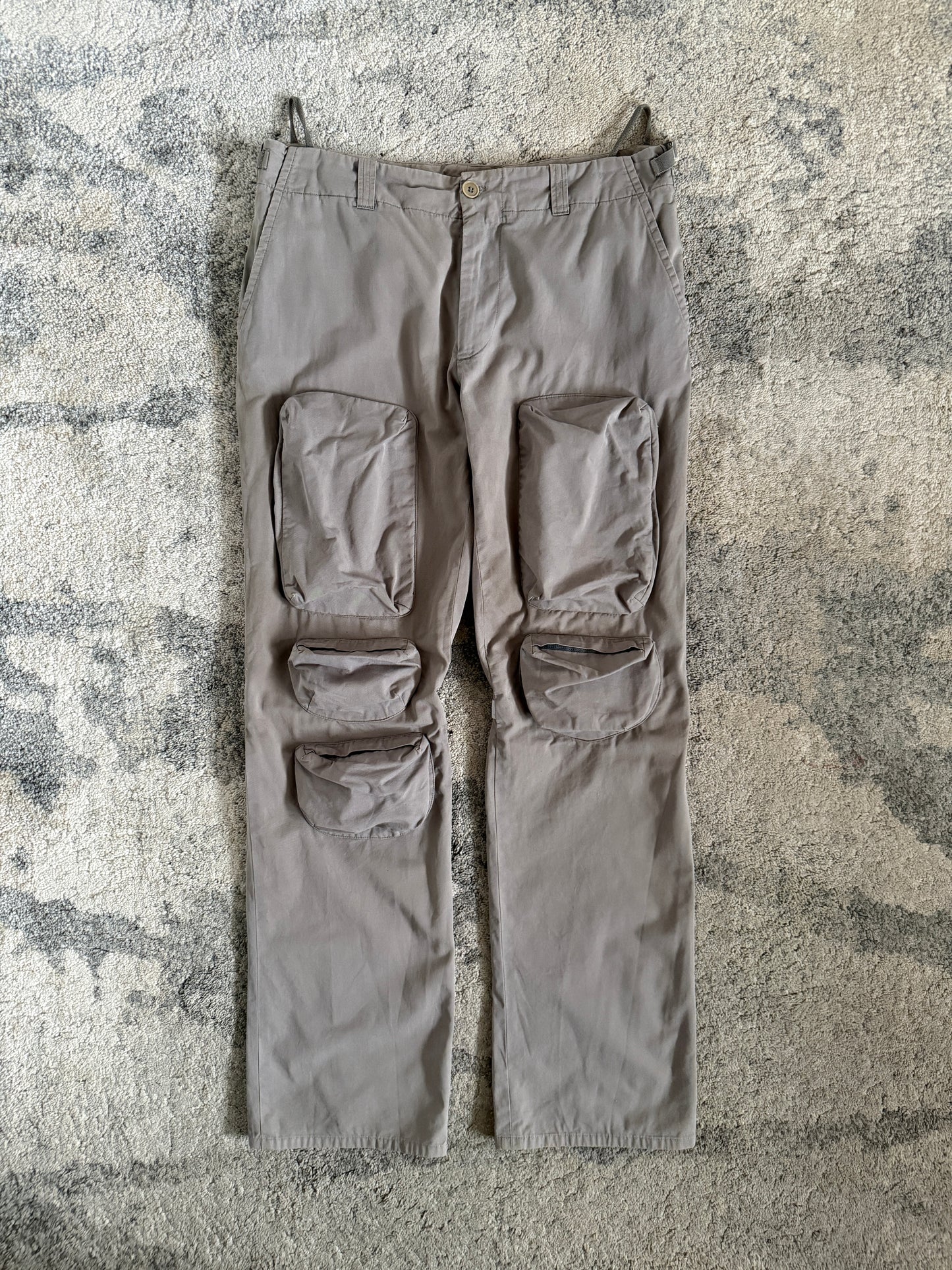 Helmut Lang SS2000 3D pockets cargo pants