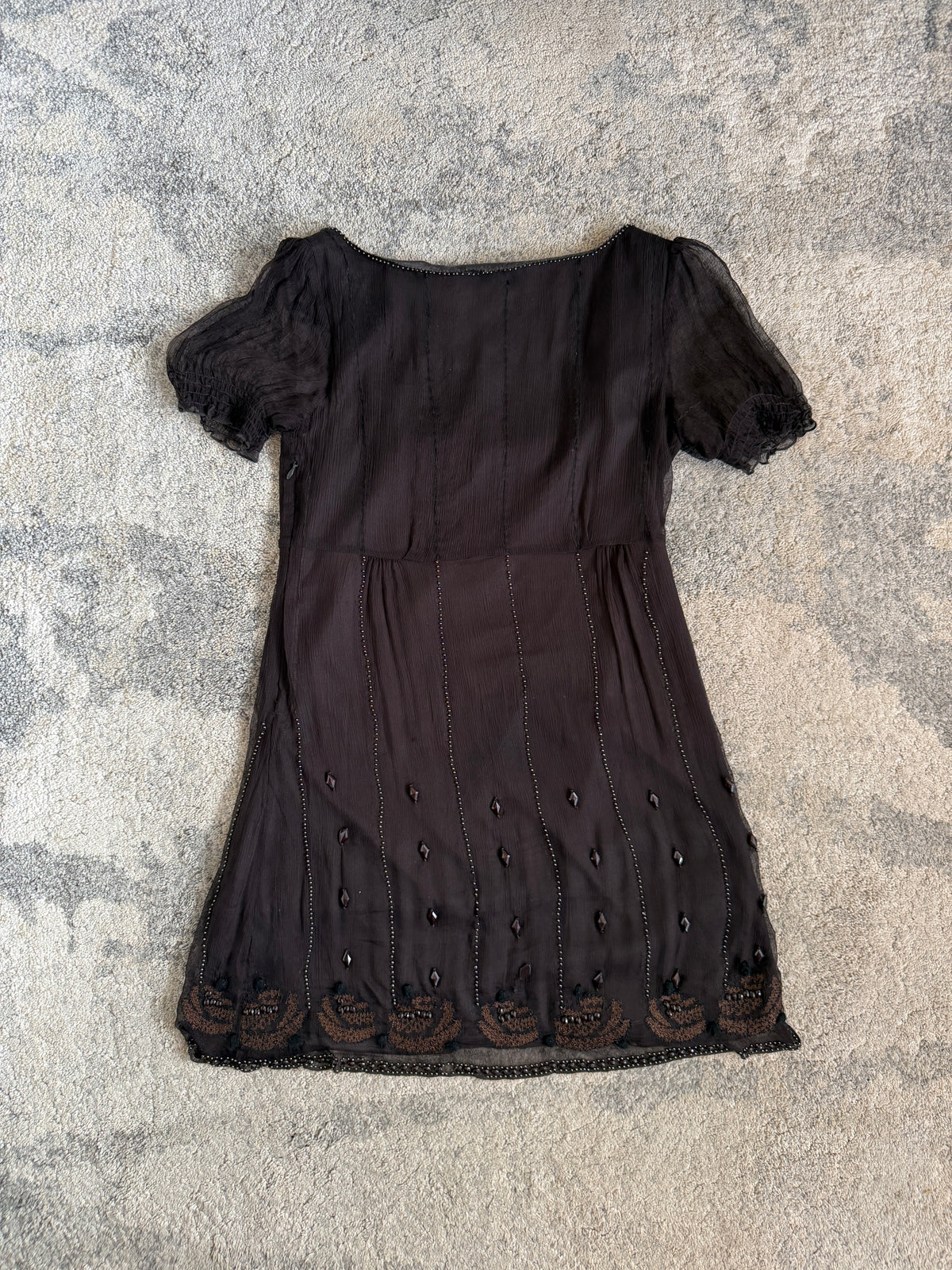 Louis Vuitton 2000’s silk baby doll dress