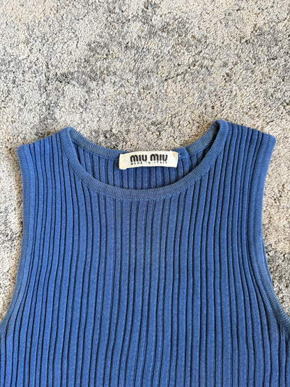 Miu Miu 1990’s cotton tank top