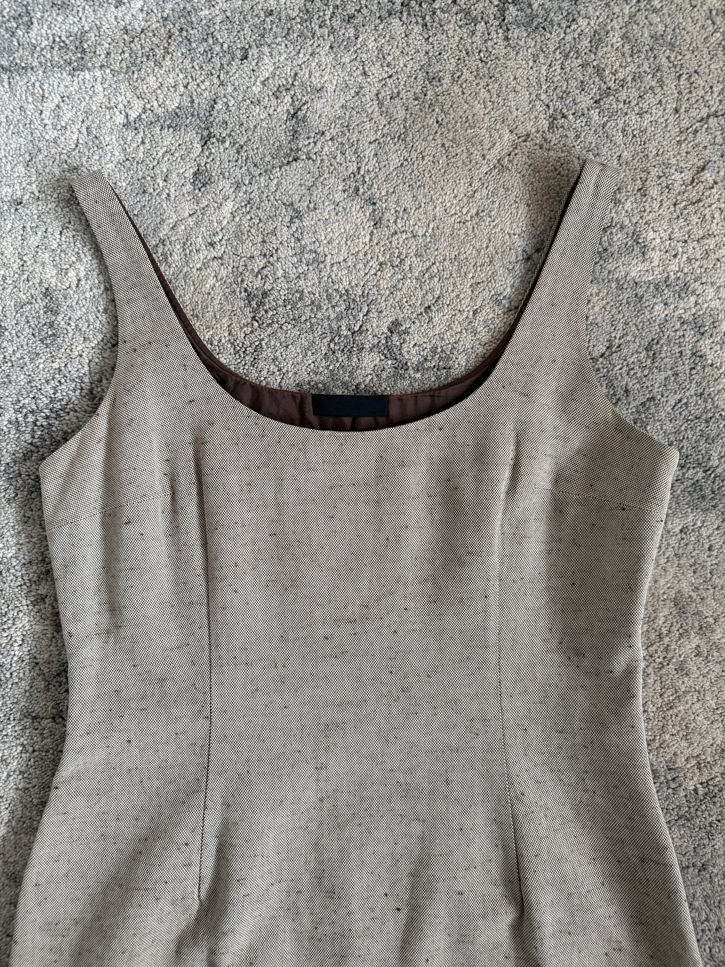 Prada SS1999 linen & cotton dress