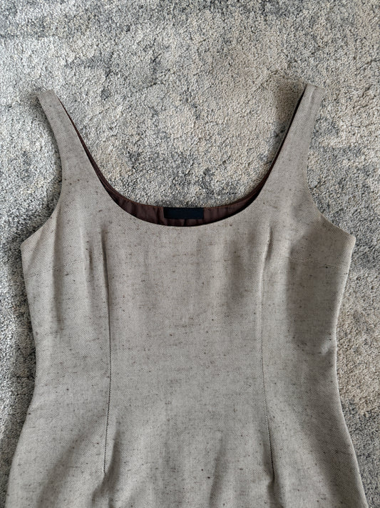 Prada SS1999 linen & cotton dress