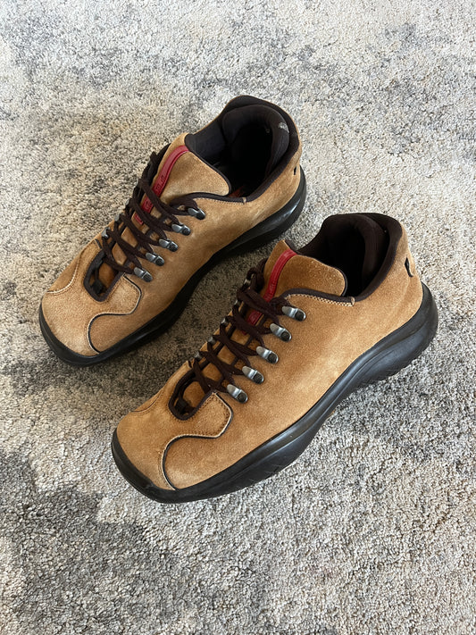 Prada FW1999 suede hiking shoes