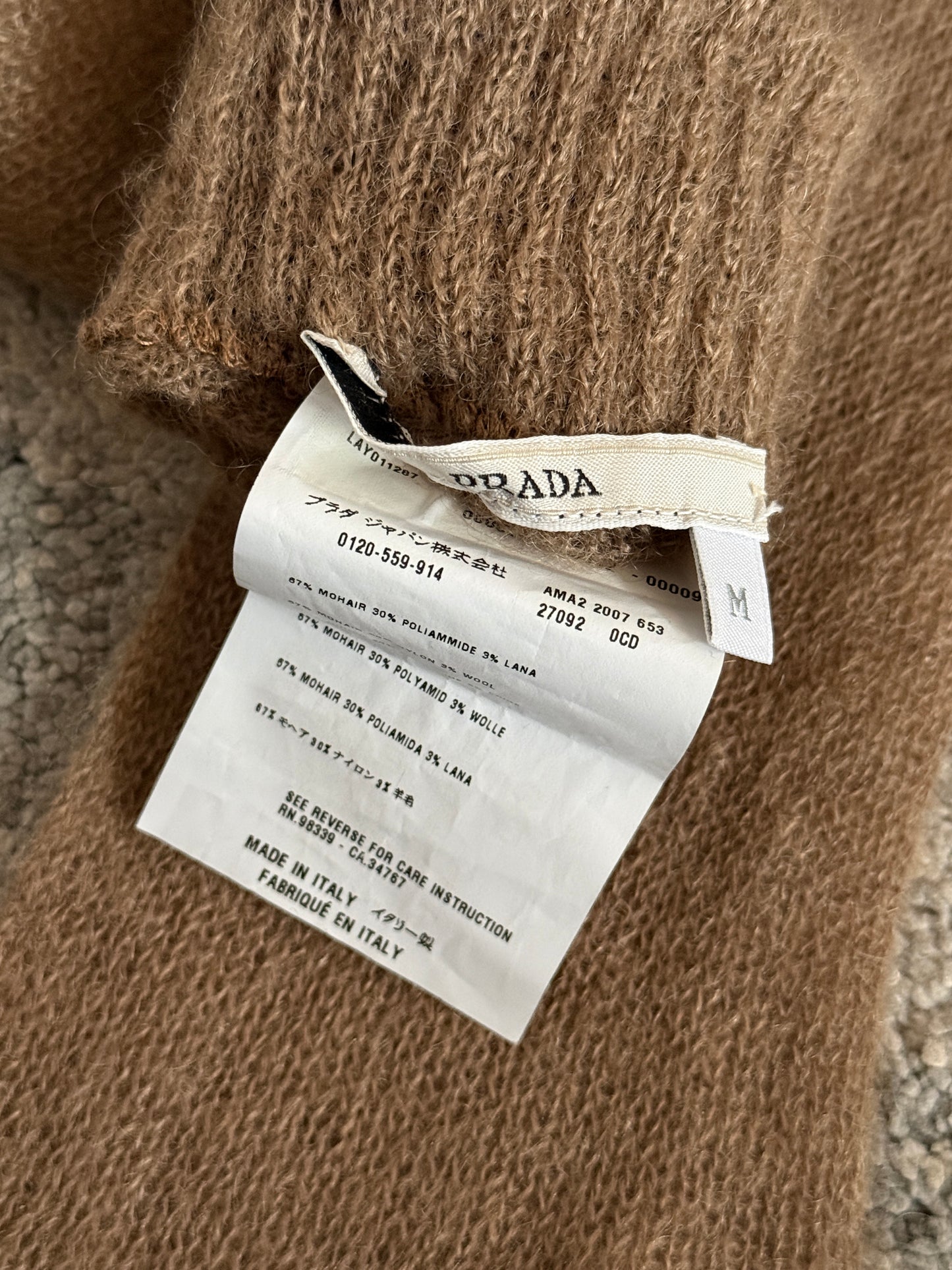 Prada FW2007 mohair gloves