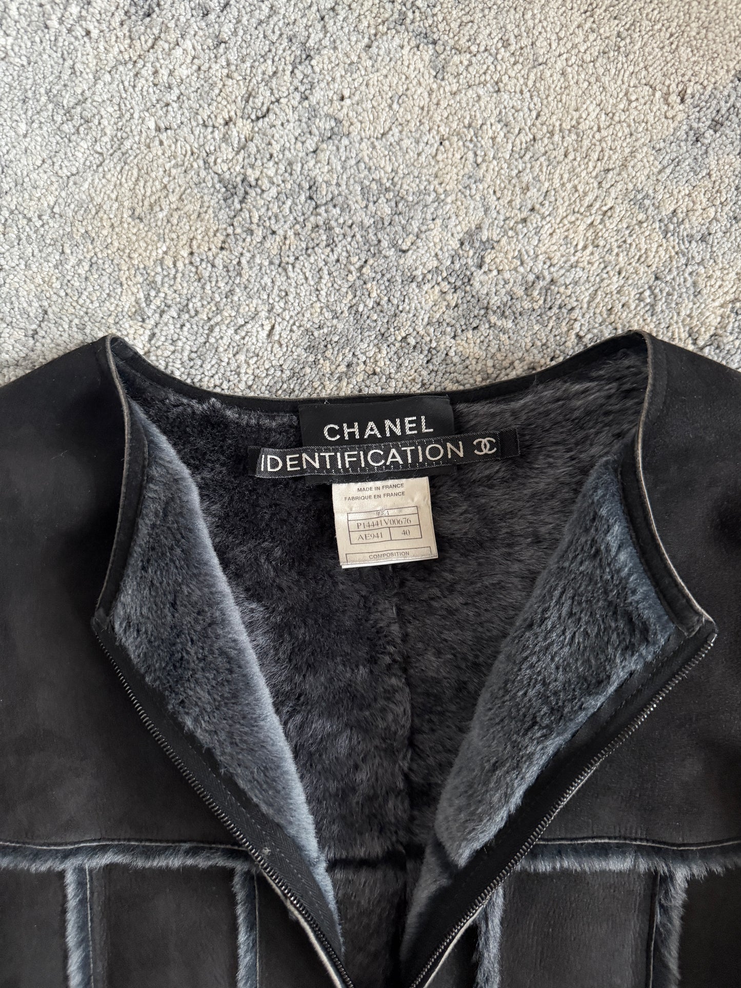 Chanel FW1999 shearling jacket