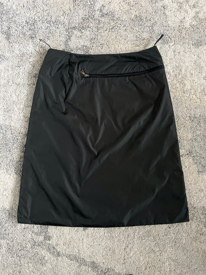 Prada FW1999 padded nylon skirt