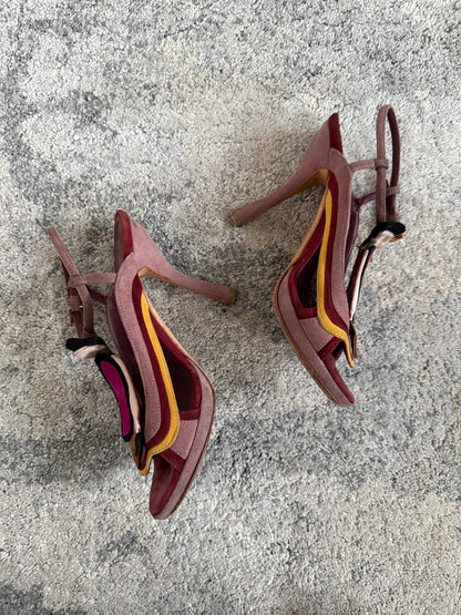Prada SS2008 fairy suede heels