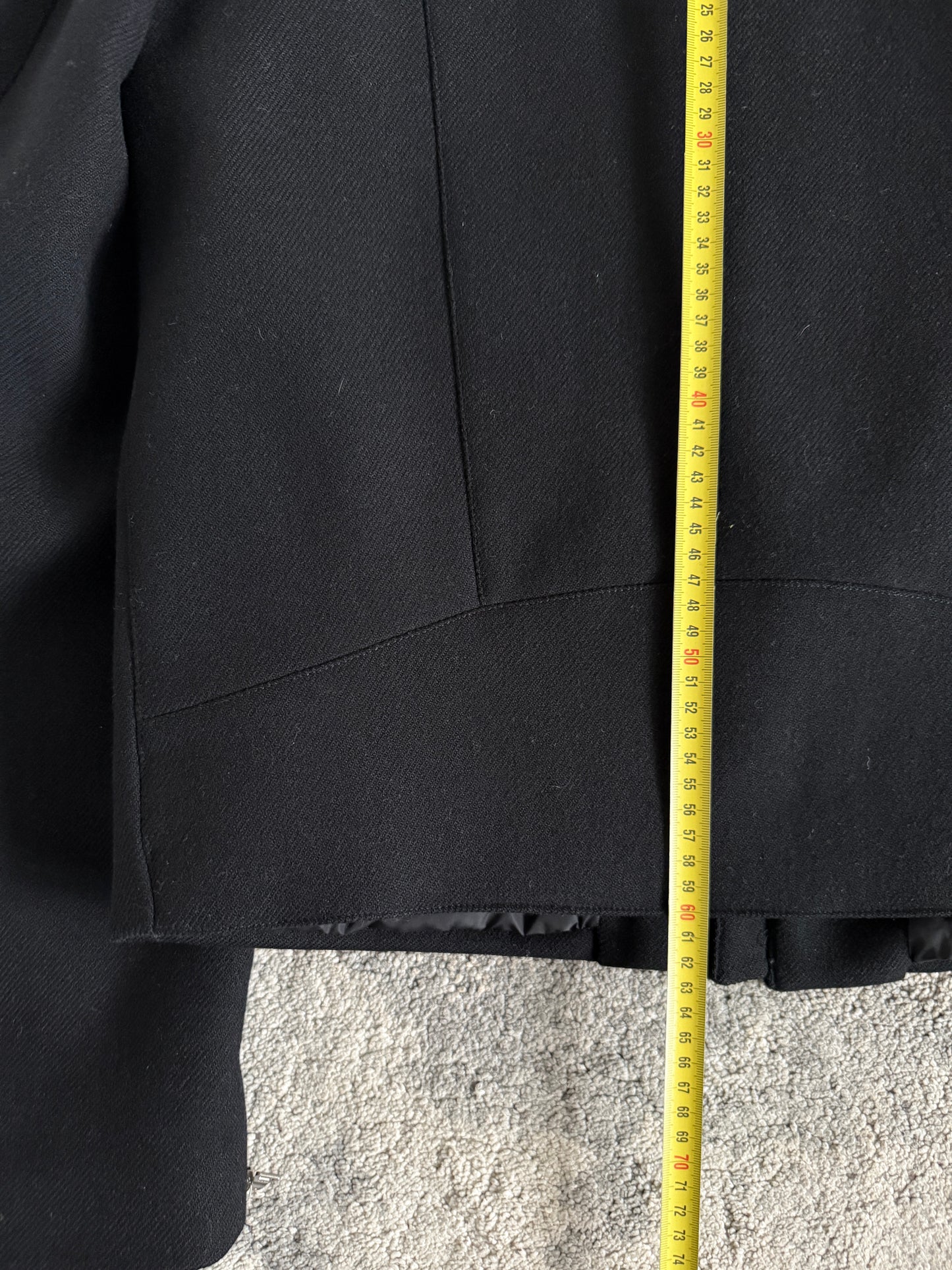 Prada FW1999 wool shoulder pads jacket