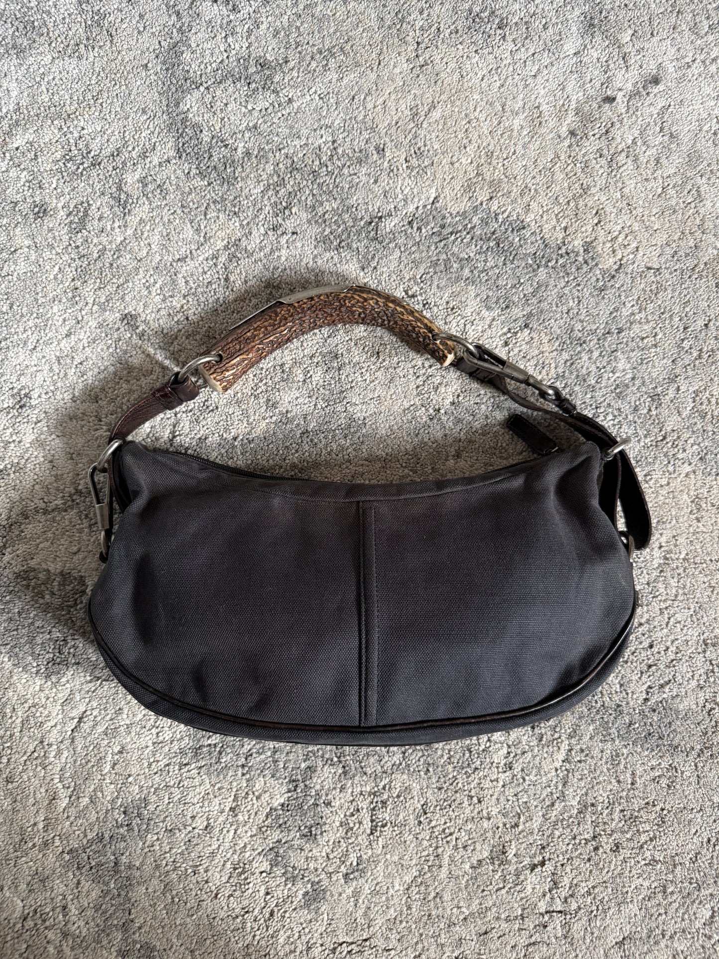 Yves Saint Laurent 2002 Mombasa cotton canvas bag