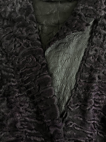 Prada FW2000 astrakan fur jacket
