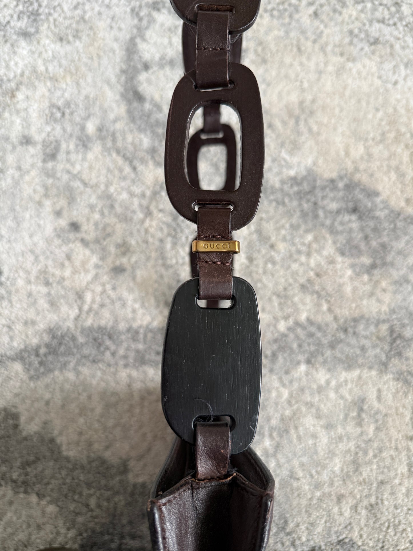 Gucci SS1997 leather shoulder bag