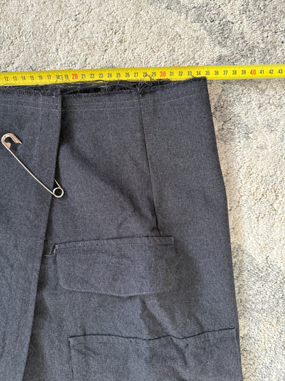 Comme Des Garçons SS1995 long cargo pleated skirt