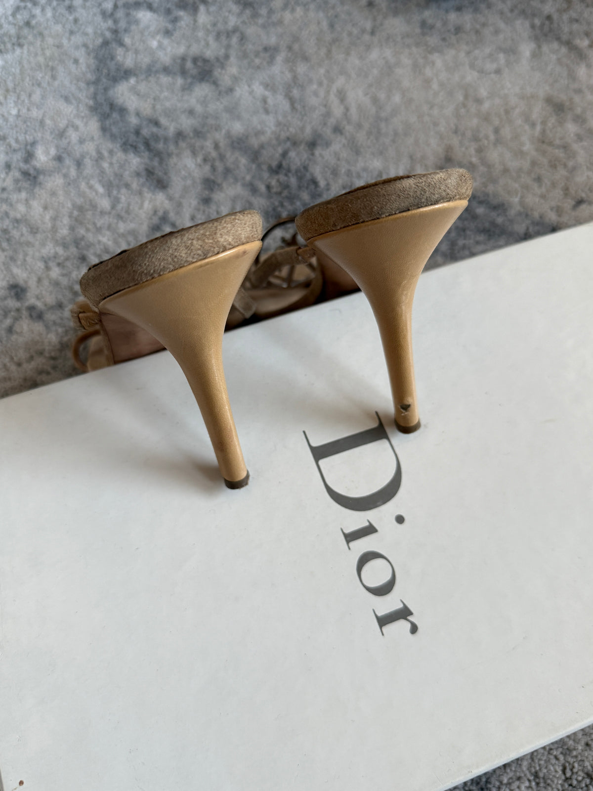 Dior 2000’s Peace suede heels