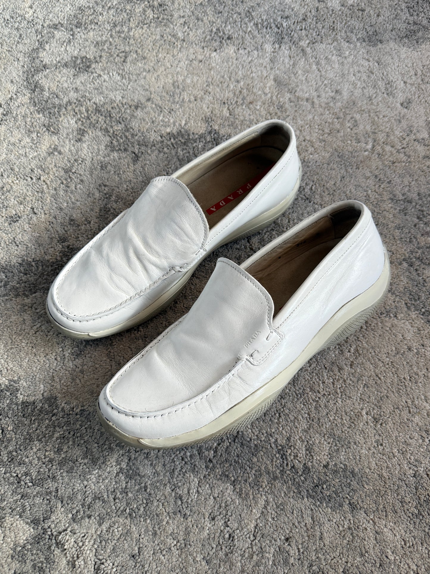 Prada 1999 leather loafers