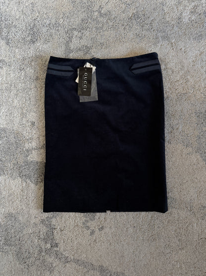 Gucci 2005 velvet skirt