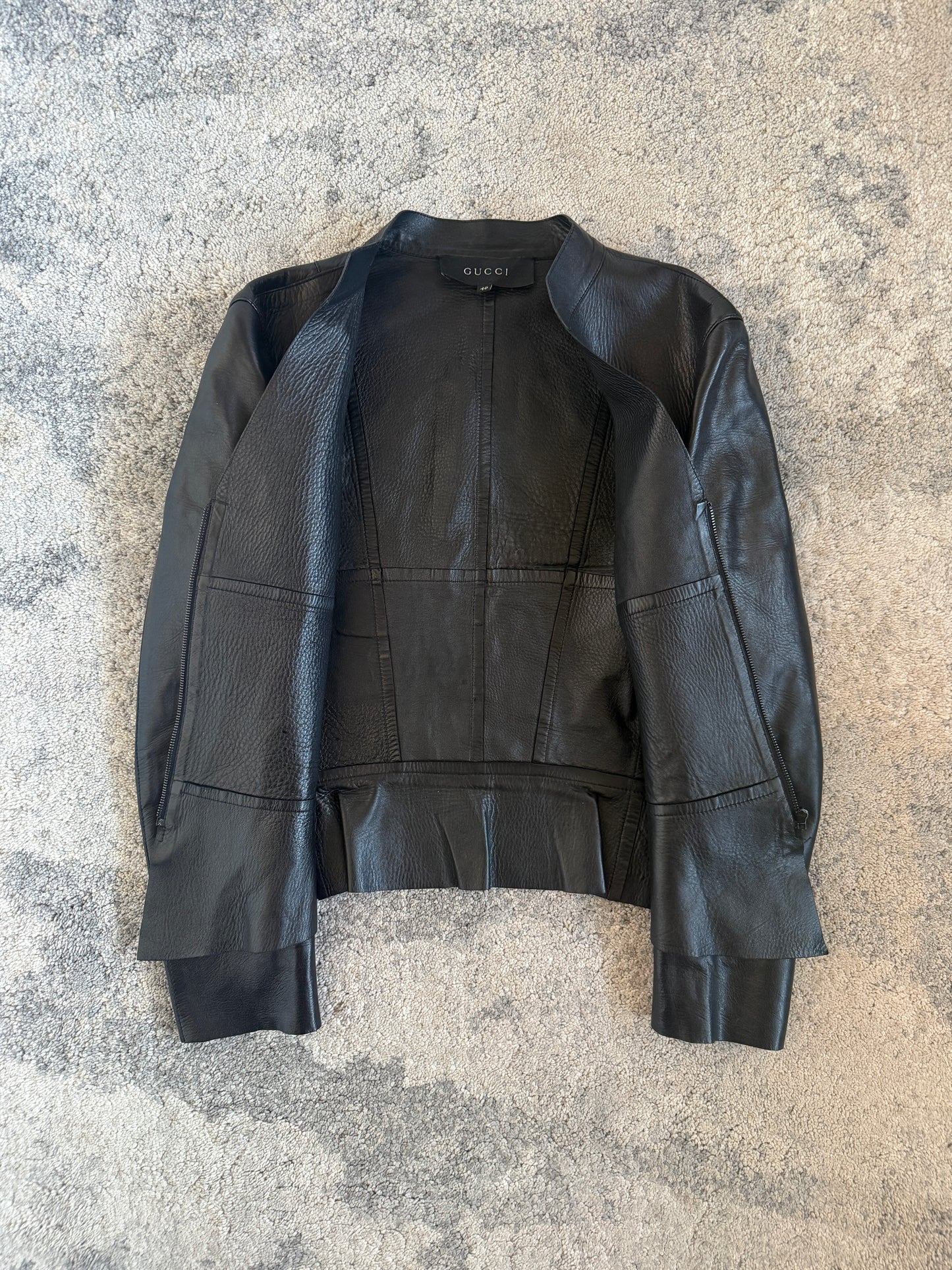 Gucci FW1997 leather jacket