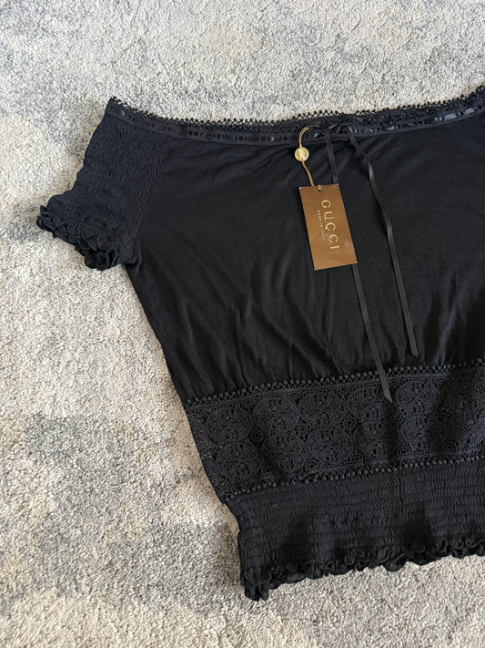 Gucci 2006 viscose & silk top by Frida Giannini