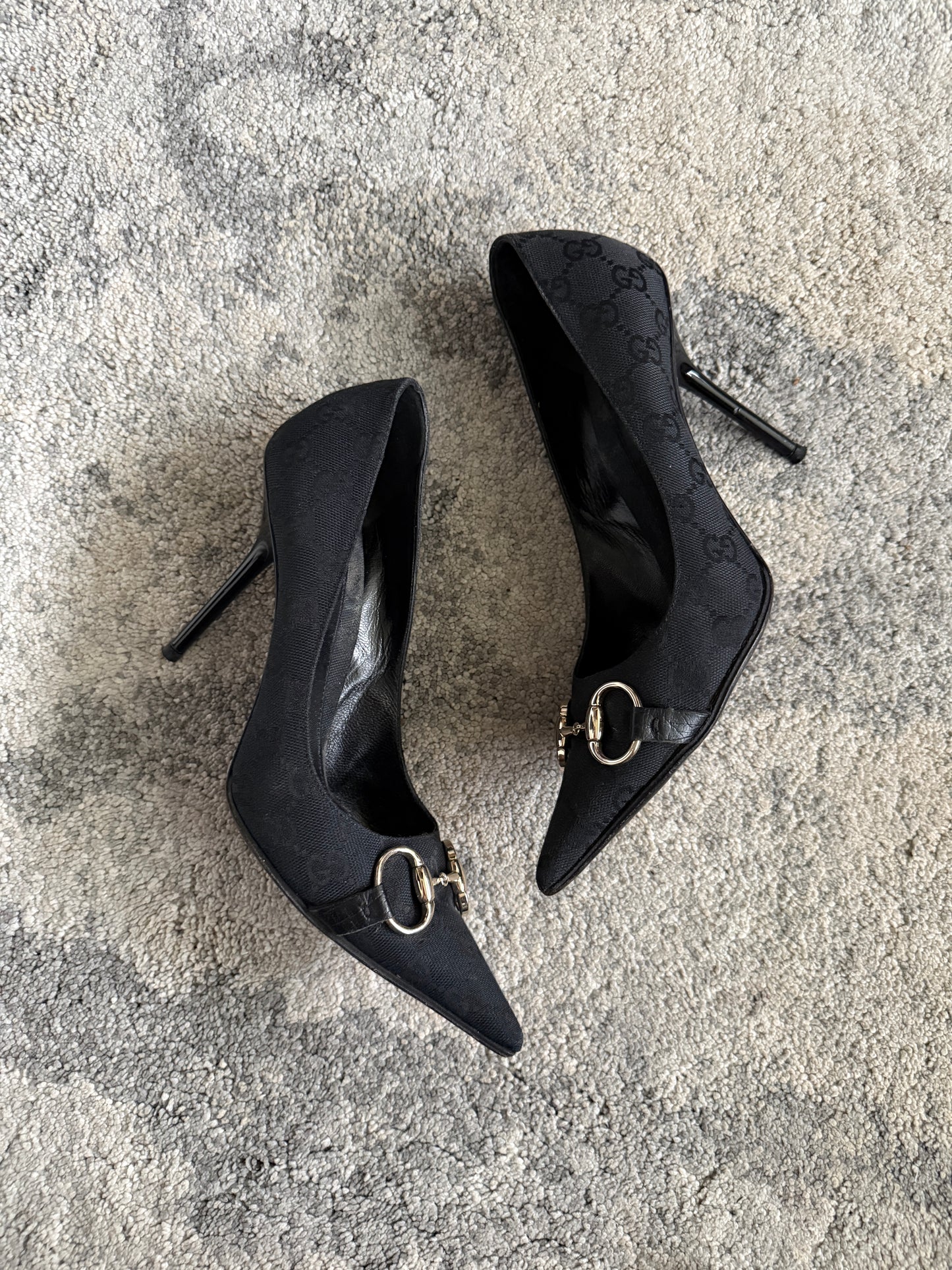 Gucci 2000’s monogramme heels