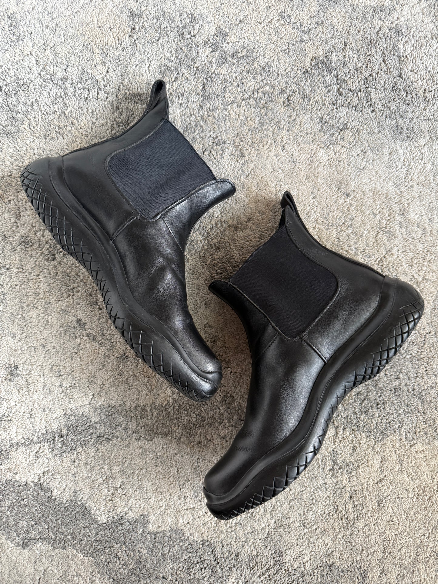 Prada FW1999 chelsea boots vibram soles