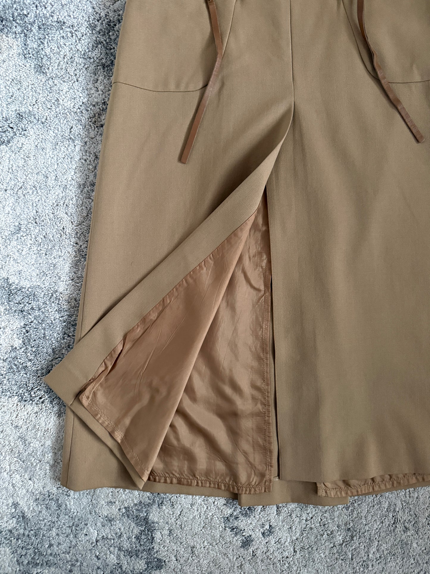 Prada FW1999 wool long skirt