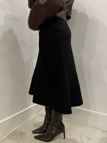 Comme Des Garçons Tricot 2000 wool long skirt