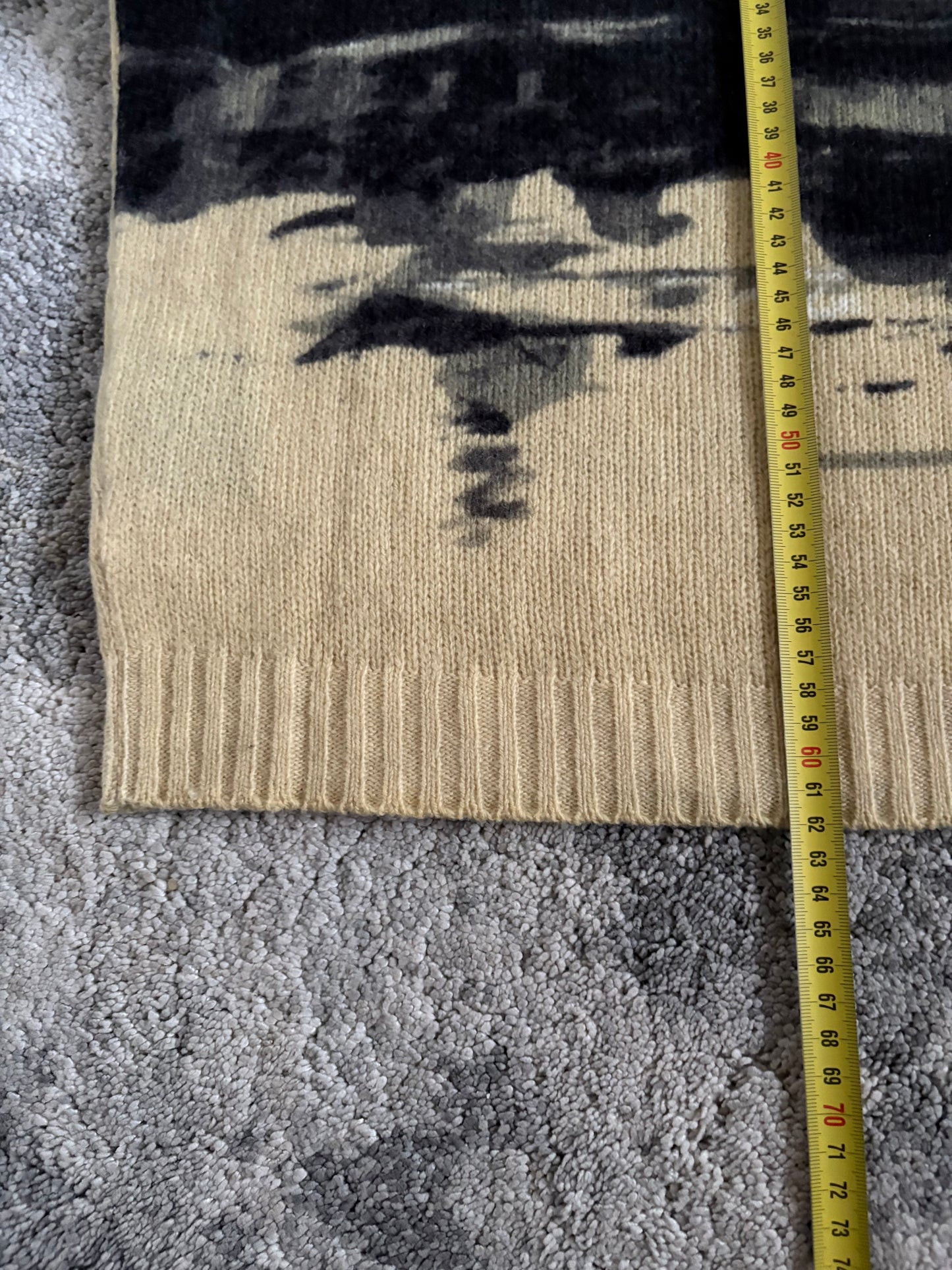 Prada FW2017 wool landscape sweater