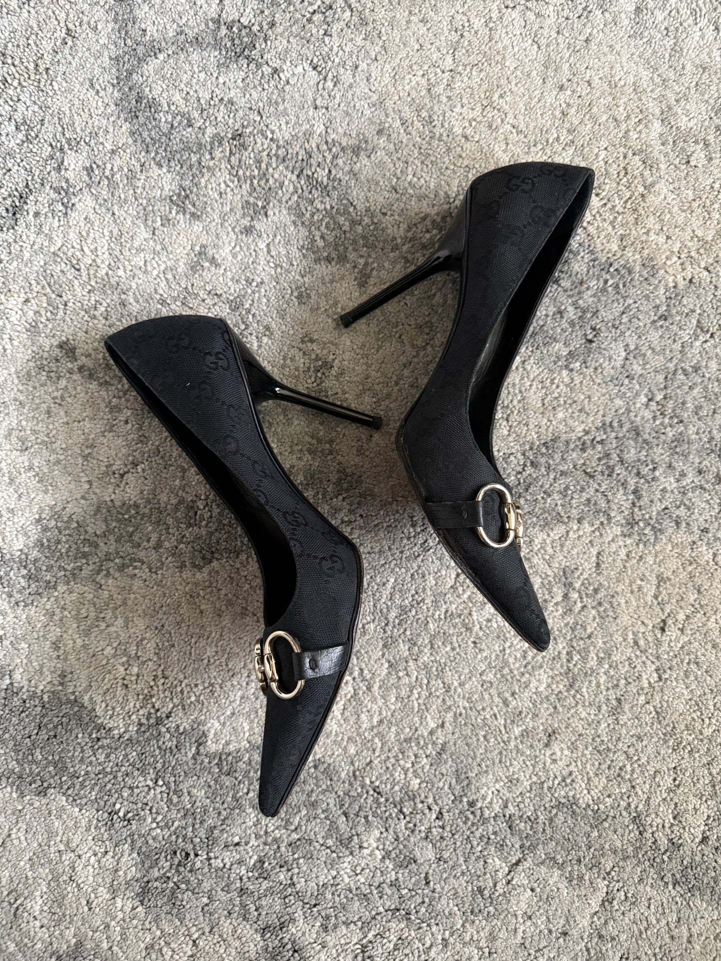 Gucci 2000’s monogramme heels