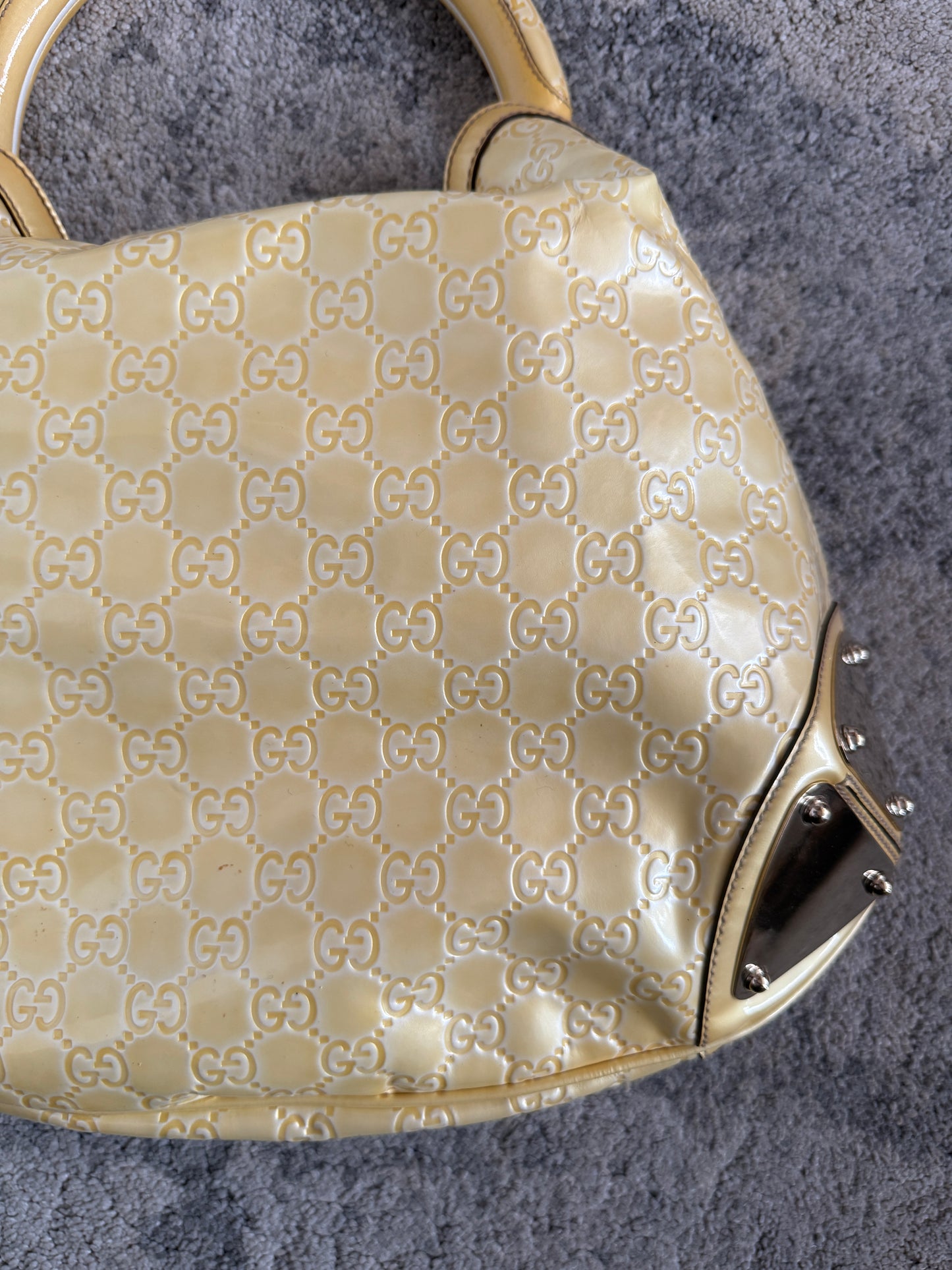 Gucci 2007 Indy patent leather bag
