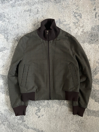 Prada FW2000 tartan nylon bomber