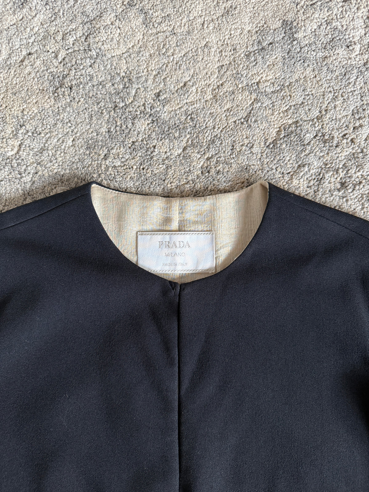 Prada SS2000 acrylic & viscose jacket