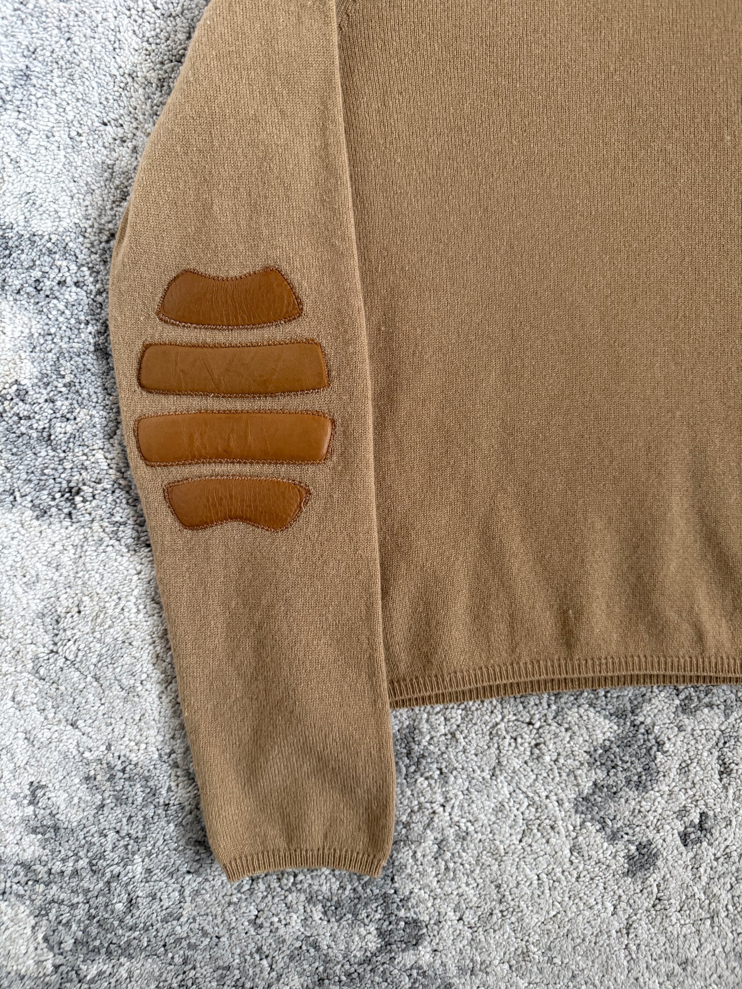 Prada FW1999 elbows pads cashmere turtleneck