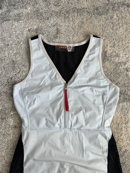 Prada 1999 nylon & mesh dress