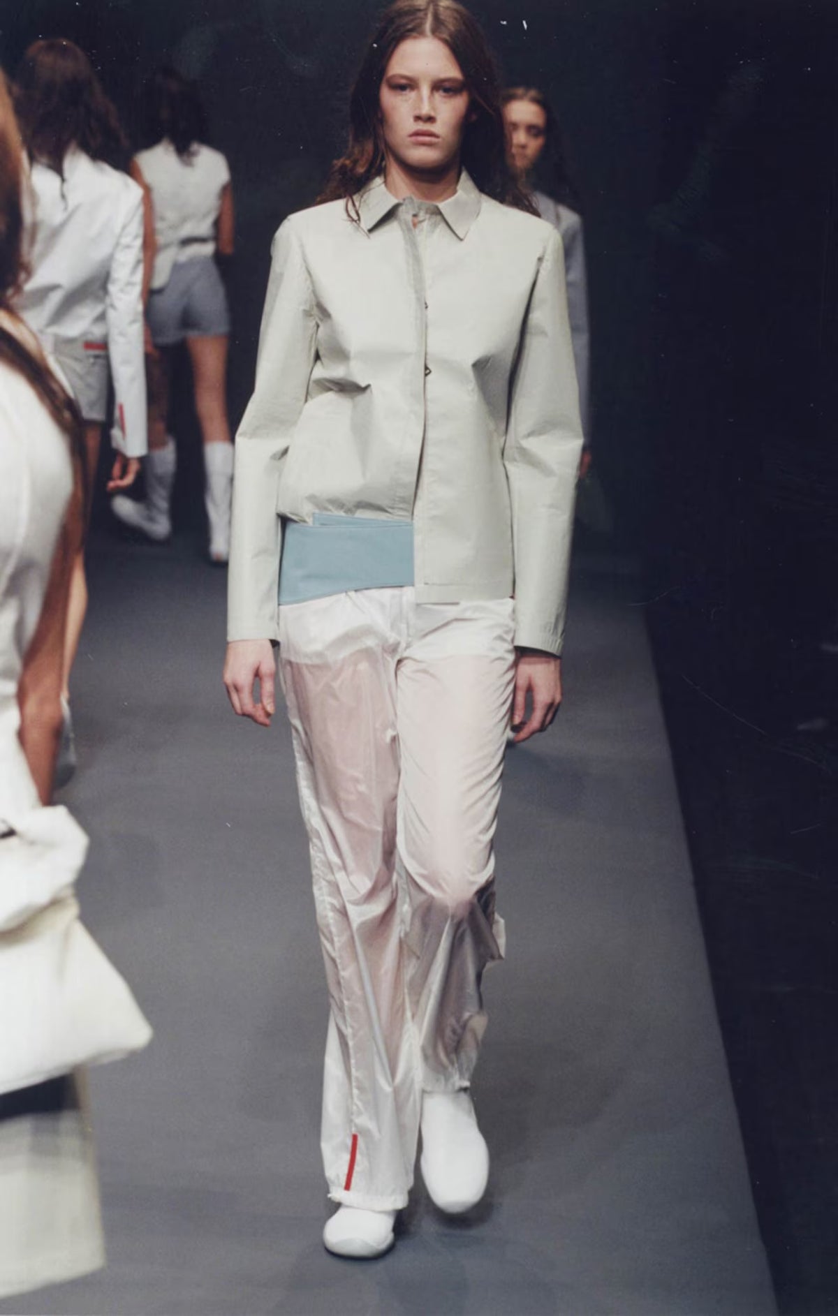 Prada SS1999 nylon transparent pants