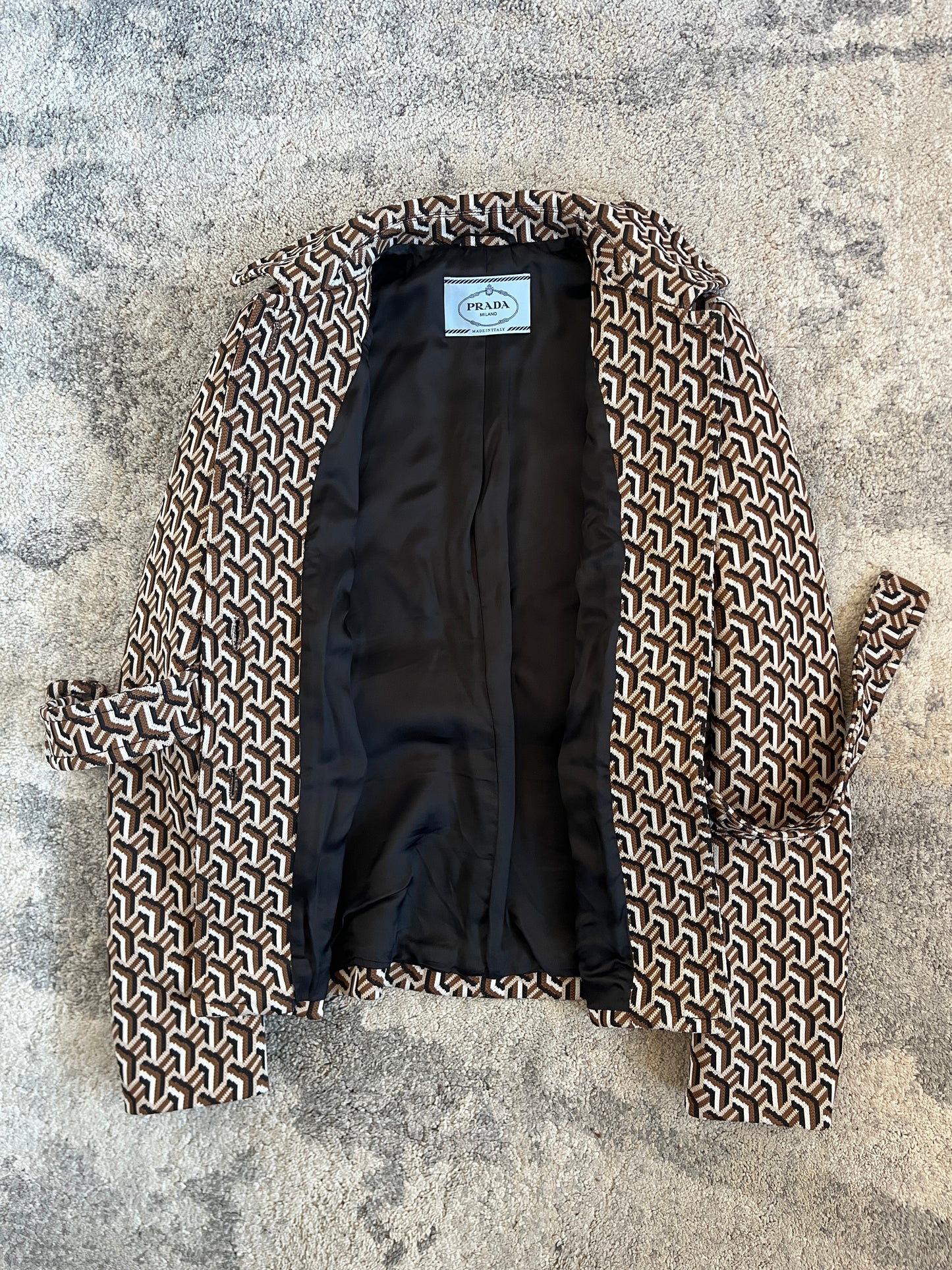 Prada FW2018 jacquard jacket